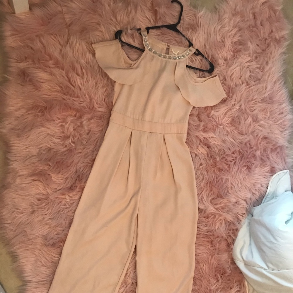 Pink dressy jumpsuit